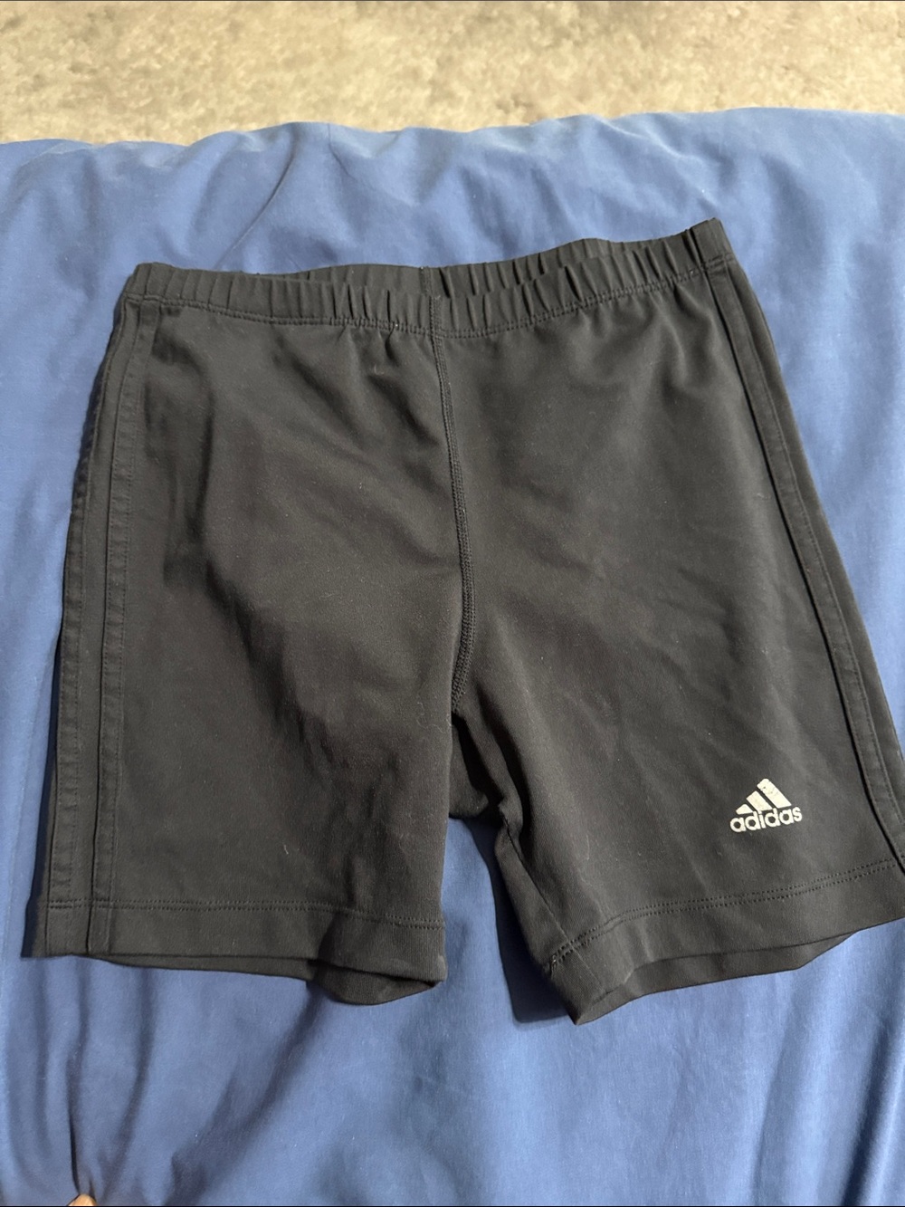 adidas Women's Black Stretch Athletic Shorts